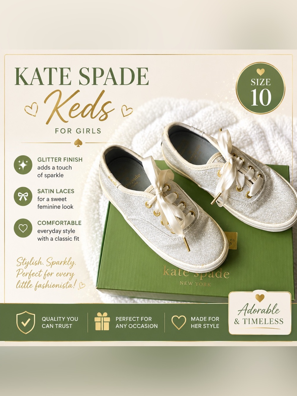 Kate Spade - Keds - Size 10